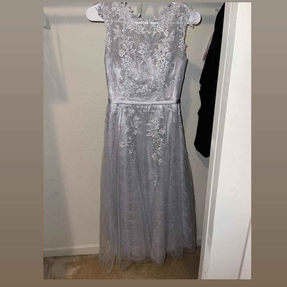 Blue/silver prob dress